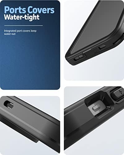 מארז אטום למים עטוף לאייפון 14 Pro עם נרתיק קליפ חגורה
