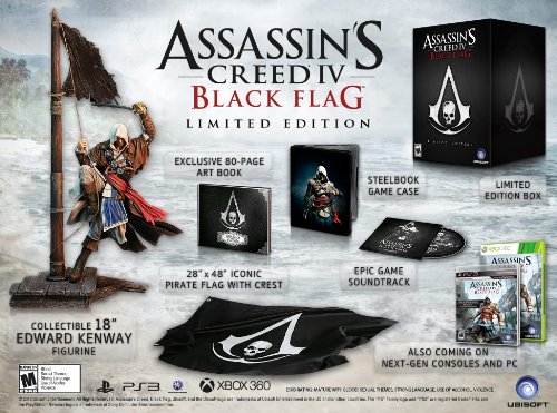 Assassin's Creed IV Black Flag Edition מוגבל -Xbox 360