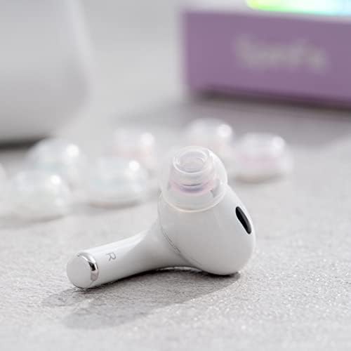 Spinfit Superfine עבור AirPods Pro Gen 1 & 2 - M - סיליקון רפואי פטנט טיפים ומתאמים של TIP