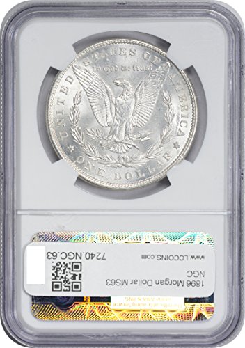 1896 P מורגן דולר NGC MS63