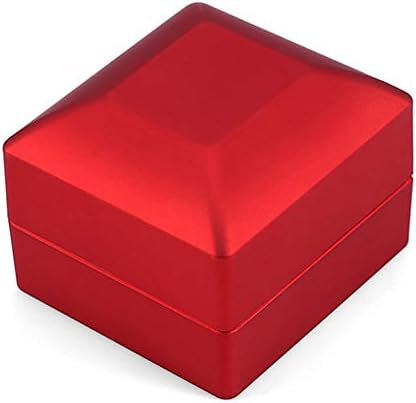 TBEST NG Box LED, חתונת קופסאות טבעת, אסטוצ'ה פארה אנילו, אסטוצ'ה אנילו, קופסת תכשיטים לטבעת, מחזיק טבעת,