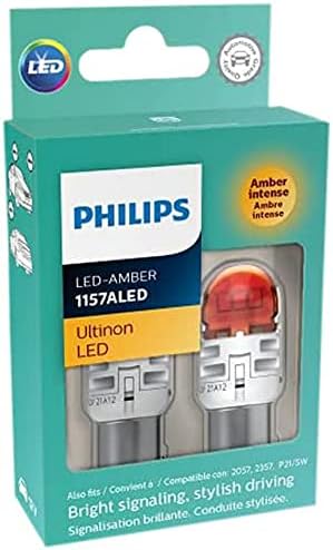 תאורת רכב של פיליפס 1157ALED LED Ultinon, 2 חבילה