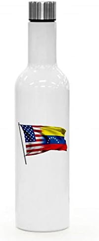 ExpressItbest 25oz יין מבודד/בקבוק Watter - דגל ונצואלה - אפשרויות רבות