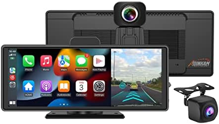 סטריאו לרכב נייד עם Apple Carplay אלחוטית ו- Android Auto, 10.26 לוח מחוונים בינה מלאכותית