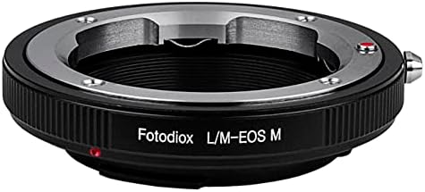 Fotodiox Pro Lens Mount Mount - Leica R SLR עדשות ל- Canon EF -M מתאם גוף מצלמה, מתאים ל- EOS M מצלמה נטולת מראה