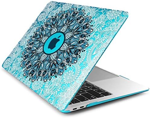 Cisoo Sky Blue Case עבור MacBook Air 13 אינץ 'מארז פלסטיק מכסה מעטפת קשה עם כיסוי מקלדת ושרוול מחשב נייד לשנת