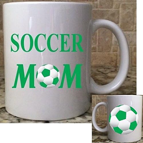 ספל תה קרמיקה ספל קפה 11oz כדורגל אמא ירוקה חדשה