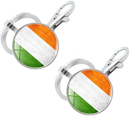 2 יחידות יצירתי דגל מחזיקי מפתחות ייחודי מפתח מחזיק מעודן מפתח טבעת מפתח קישוט מתנה קטנה עבור גברים נשים