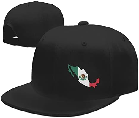 דגל של מקסיקו מפת יוניסקס 3 הדפסת קלאסי בייסבול כובע סנאפבק שטוח ביל היפ הופ כובעים
