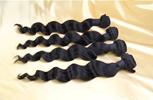 אופנה גלי שיער הארכת הודי בתולה רמי שיער טבעי חבילות עסקות לארוג 3 יח ' חבילה 300 גרם טבעי צבע 2626 26