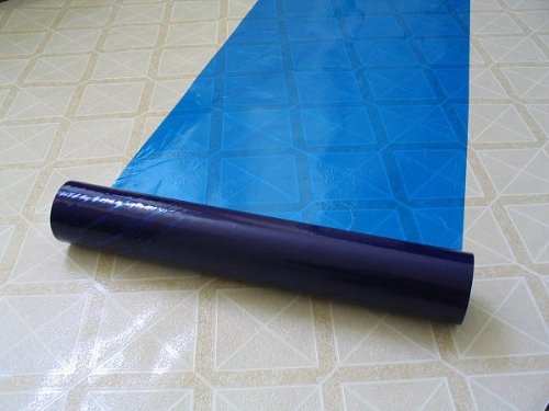 Plasticover - PCF240200 סרט הגנה על הרצפה, פלסטיק דבק זמני, כחול, 24 ברוחב 200 '