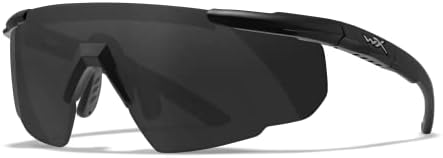 Wiley x Saber משקפי ירי מתקדמים, משקפי שמש בטיחותיים לגברים ונשים, UV והגנה על עיניים לציד, דיג, אופניים וספורט