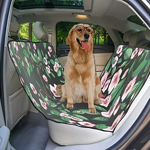 עיצוב מותאם אישית דפוס סגנון פרחי הדפסת רכב מושב מכסה לכלבים עמיד למים החלקה עמיד רך לחיות
