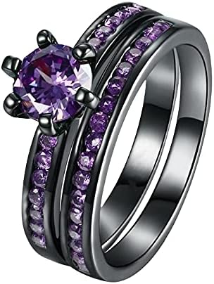 סט טבעת נישואין מעורבות לנשים 925 מכסף מגולף מכסף סטרלינג קובל זירקוניה CZ כלה ומעורבות טבעת אבן לידה