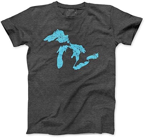 מדינת מישיגן ואגמים גדולים פרימיום כותנה פוליאסטר תערובת חולצה