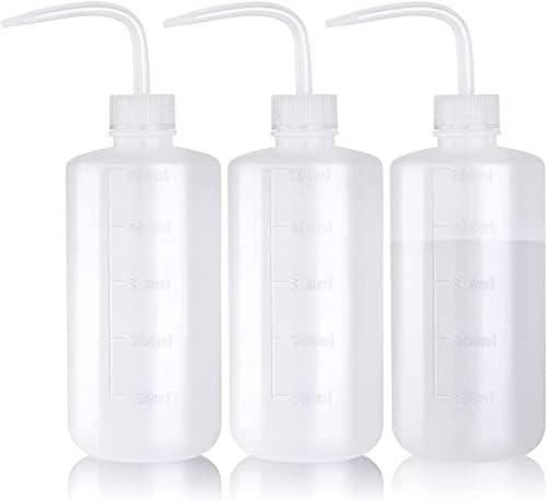 קעקוע לשטוף בקבוק לסחוט-מלפו 3 יחידות 500 מ ל להשפריץ בקבוק השקיה עסיסי יכול, בטיחות לשטוף בקבוק, פלסטיק