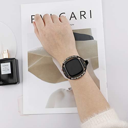 מחבר שעון Minyee תואם ל- Fitbit Versa 3/ Fitbit Sense Smarwatch Strap מתאם, מתאים ללהקות שעון רוחב