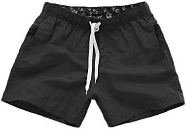 גזעי שחייה של גברים Vodmxygg משוררים כושר רופף עם בטנת רשת קצרים רחצה מכנסיים קצרים מהיר יבש עם כיסים