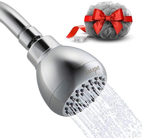 ספא ראש מקלחת גבוה ראש מקלחת כרום ראש מקלחת אנטי -דליפה לגשם מים חזק עם מגביל זרימה נשלף - ייחודי 3