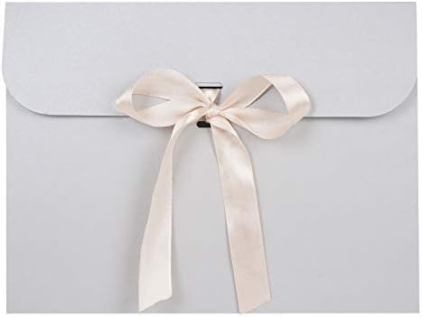 10 יחידות מעטפת נייר שקיות מתנה עם סרט קשת סרט מעטפת חג מעטפת מתנה שקית אריזת אריזת טיול מתחת לחתונה