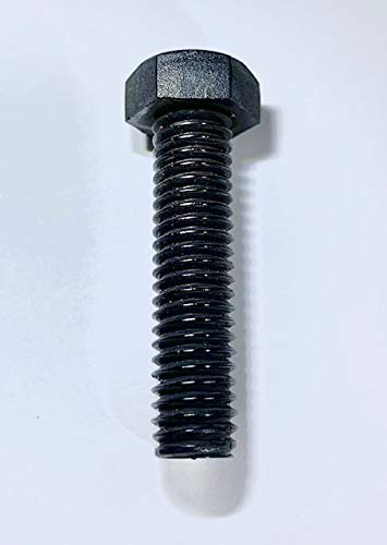 חלקים קטנים 25C62HCSNB HEX BLACK HEAD בורג, ניילון, משושה חיצוני, 1/4 -20 גודל חוט, 5/8 אורך