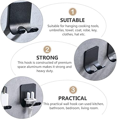 אחסון 6 יחידים לאוו-יחידים למברשת שיניים רכוב מגבת קיר מתכת קיר מטבח חדר אמבטיה חדר אמבט