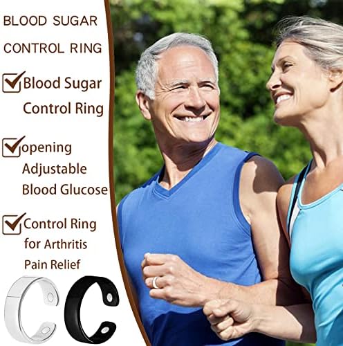 FRODETE 4 PCS ניקוז לימפה טבעות טיפוליות לנשים גברים בקרת סוכר בדם טבעת לימפה גמילה טבעת טבעת טבעת כאב