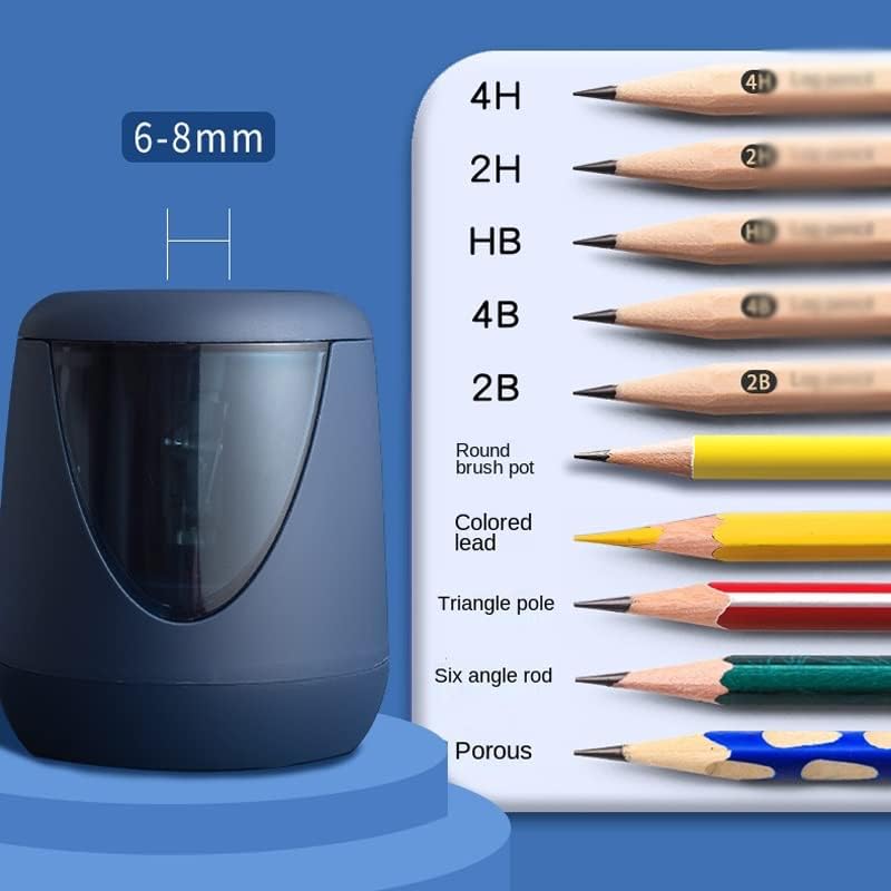 JFGJL חשמלי USB נטען נטען מחדד עפרונות עפרונות צבעוניים במשרד בית ספר