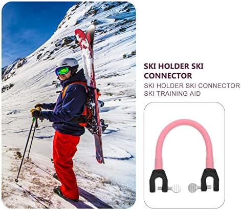 Besportble Pro Pro נייד סקי טיפ מחבר מחבר: סיוע לסקי סיוע סקי ציוד סקי חורף למתחילים סקי אימוני כלים מיוחדים