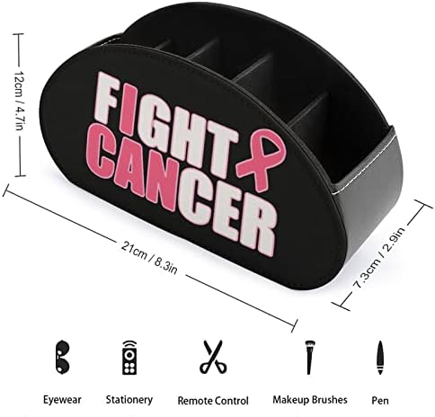 להילחם בסרטן מארגן תיבות אחסון בטלוויזיה מרחוק עם 5 תאים לחדר שינה שולחני