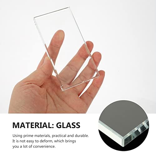 Sewacc Glass Guegeee 2 PCS זכוכית זכוכית עור סלאק יותר מברק גימור מקצועי כלי עור ציוד אמנות לעור