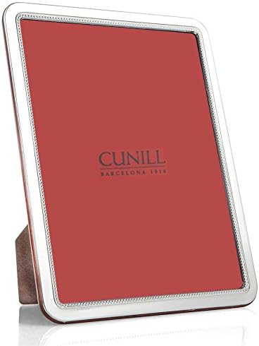 מסגרת חרוז מעוגלת של CUNILL מכסף לתצלום בגודל 4 על 6 אינץ ', כסף סטרלינג