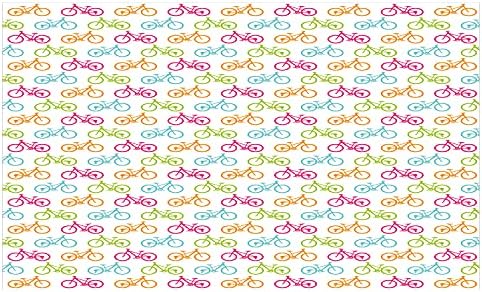 מחזיק מברשת שיניים אופניים של אמבסון, צלליות אופניים מעוצבות בבירור בעיצוב צבעוני נושא סגנון חיים פעיל,