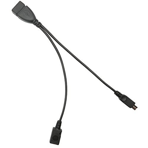 2-in-1 מיקרו USB ל- USB כבל החשמל, FHBDZVV Micro OTG כבל וכבל חשמל לזרם התקני מדיה/מקלדות/מתג Nintendo/SNES/NES