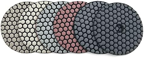 6 יחידותיבש ליטוש כרית חד סוג גמיש יהלומי ליטוש כרית עבור גרניט השיש אבן מלטש דיסק