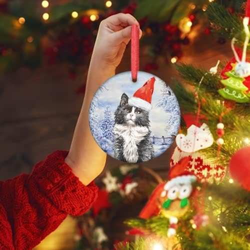 אלוהים סימן נורבגי יער חתול קישוט חתול חג המולד קישוטי 2021 סנטה חתול עץ חג המולד קישוטי חג המולד חתול