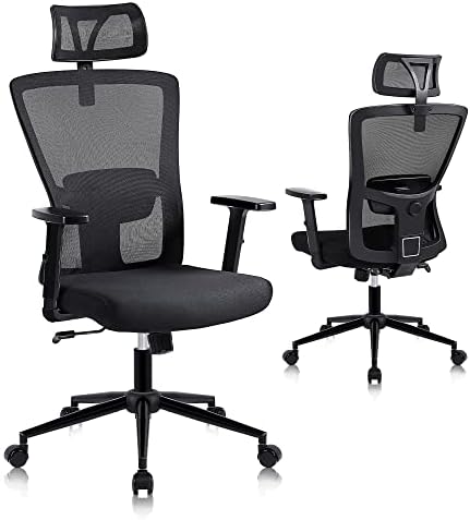 משרד כיסא ארגונומי שולחן כיסא נוחות מתכוונן גובה עם גלגלים תמיכה המותני רשת מסתובב מחשב בית משרד מחקר משימה