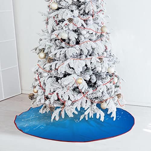 רקע כחול עם מספרים חצאית עץ חג המולד וינטג 'קישוטי חג המולד קישוטי חג המולד למסיבת השנה החדשה לחג