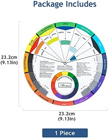 צבע ערבוב גלגל חבילה עבור בית ספר משרד למידה מדריך אמנות הוראה ברמה כלי