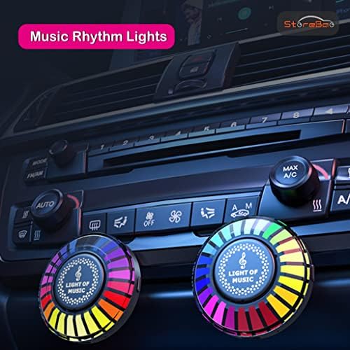 StoreBao בקרת צליל מוסיקה קצב RGB אורות לרכב ולבית ומשחק