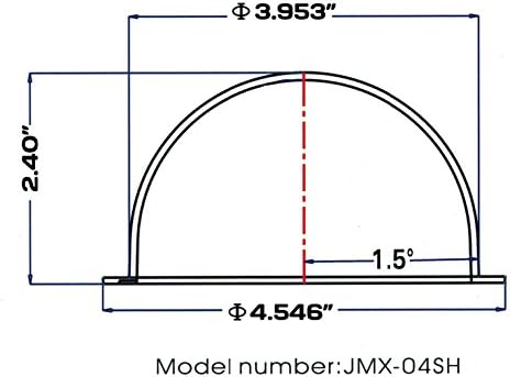 Jmx אקריליק / מחשב CCTV החלפת טלוויזיה במצלמה ברורה כיסוי כיסוי מצלמת אבטחה מאכלת חלון גדר כלב