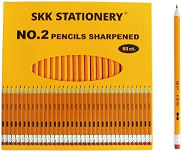 50 יחידות מראש חידד עפרונות, עפרונות חידד עם מחק למעלה, 2 קילו עיפרון, 50 / תיבה