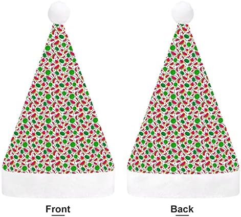 טרי אבטיח חג המולד כובע סנטה כובע מצחיק חג המולד כובעי חג מסיבת כובעי עבור נשים / גברים