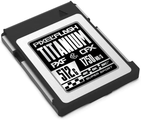 512 ג 'יגה-בייט פיקסלפלאש סדרת טיטניום כרטיס זיכרון סוג ב' מהירות אור קריאה / 1750 מגהבייט/שניות וכתיבה/1500