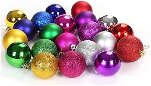 תליון כדור לחג המולד, תליוני עץ חג המולד דקורטיביים אטומים דקורטיביים תלויים 40 ממ Baubles Baubles כדורים