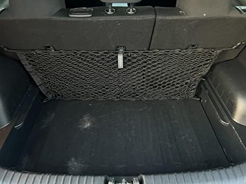 אחורי מושב במושב בסגנון רכב רכב אלסטי מטען מטען רשת לקיה נשמה 2019-2023 - מארגן תא מטען פרימיום ואחסון - רשת מזוודות
