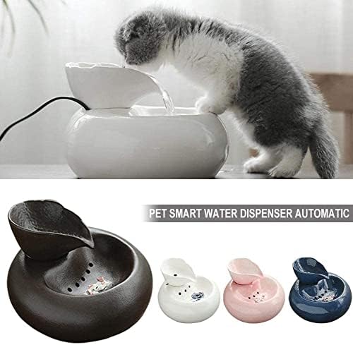 חיות מחמד מתקן מים לחיות מחמד שתיית מזרקת חתול מים מזרקת, סופר אילם קרמיקה לחיות מחמד מתקן מים עבור