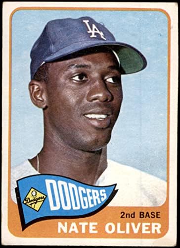 1965 Topps 59 נאט אוליבר לוס אנג'לס דודג'רס GD+ Dodgers