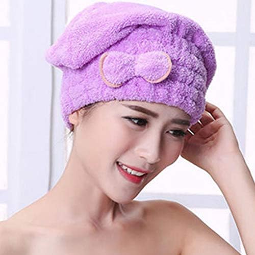DiscoundStore145 סופג סופג מקלחת רכה מהירה מהירה שיער יבש כובע ראש עטוף כלים של כובע כלים לנשים לנשים