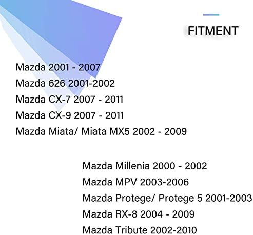 RDBS Aftermarket רתמת רדיו מתאימה לשנת 2001-2007 Mozda Models מחווה/mpv/miata/cx7/cx9/חלבון מחבר